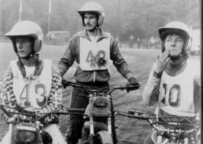 David Pyle, Morgan Kavanaugh, and Curt Comer at the 1984 Trial des Nations